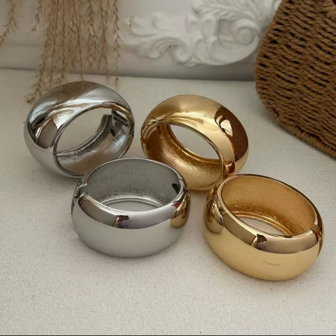 Timeless Polished Bangles